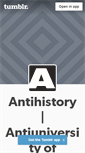 Mobile Screenshot of antihistory.org
